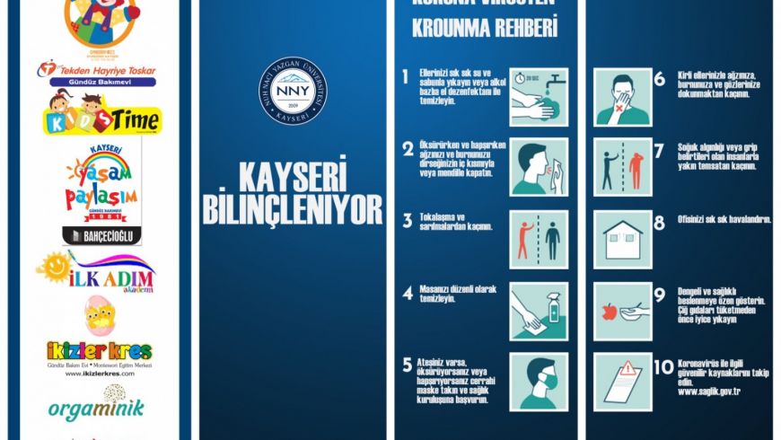 Nuh Naci Yazgan Üniversitesi Mühendislik Fakültesi İnşaat Mühendisliği Bölümü Öğrencileri Kayseri Halkını Covid-19 Pandemisine Karşı Bilinçlendirecek