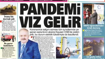 Nuh Naci Yazgan Üniversitesi Mühendislik Fakültesi İnşaat Mühendisliği Bölümü Öğrencileri Gönüllülük Dersi Kapsamında Üniversite Öğr. Gör. Ümit YALDIZ’ın Liderliğinde Kayseri Halkını Covid-19 Pandemisine Karşı Bilinçlendirdi.
