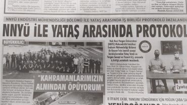 Basında Biz : Yataş Yatak ve Yorgan Sanayi ve Ticaret A.Ş. ile İş Birliği