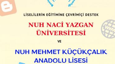 Endüstri Mühendisliği Bölümü  Arş. Gör. Sabiha ÜNAL EYİ, Nuh Mehmet Küçükçalık Anadolu Lisesi öğrencilerine interaktif eğitim araçlarını anlatmıştır.